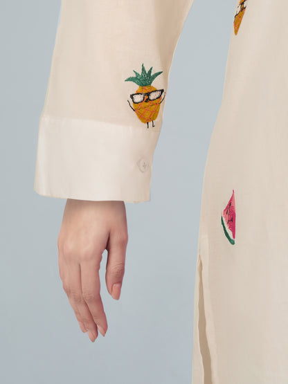Lawn Shirt- Embroidered (Pret)