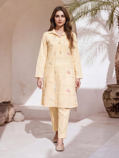 2 Piece Lawn Suit- Embroidered (Pret)