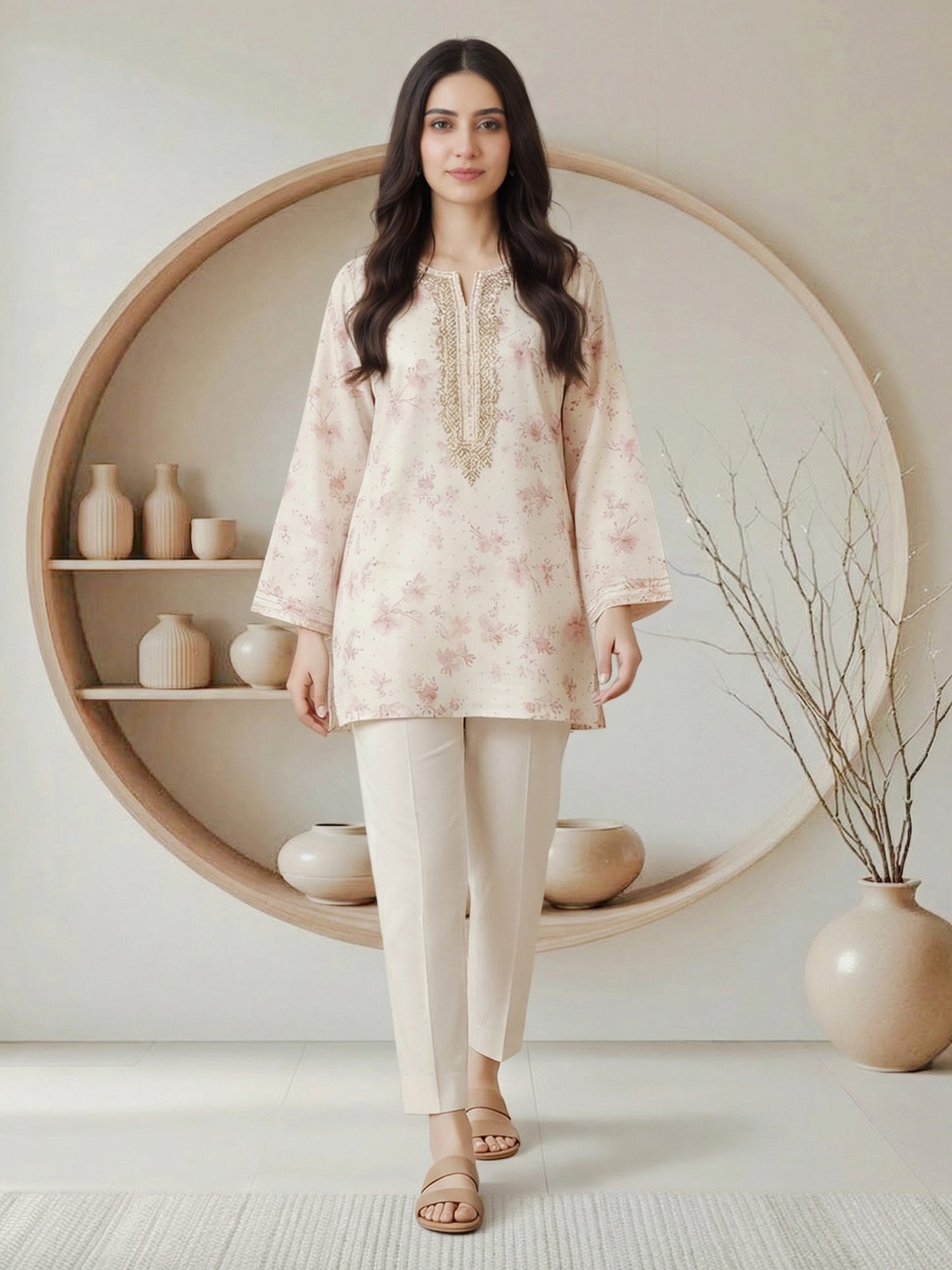 Grip Kurti- Embroidered (Pret)