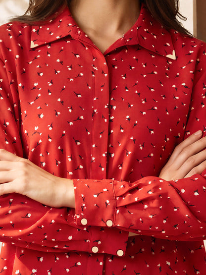 Petal Button-down Top