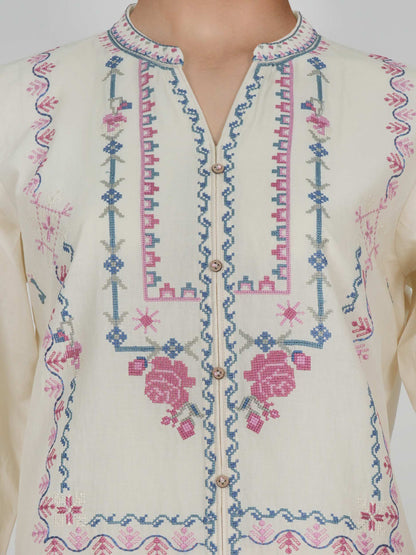 2 Piece Lawn Suit- Embroidered (Pret)