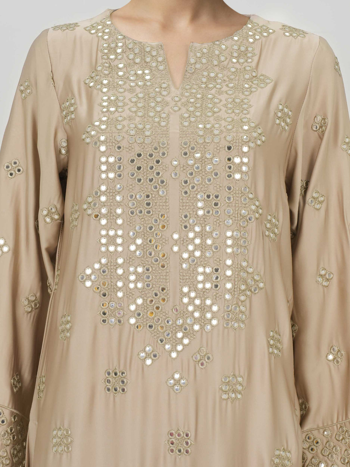 2 Piece Silk Suit-Embroidered (Pret)