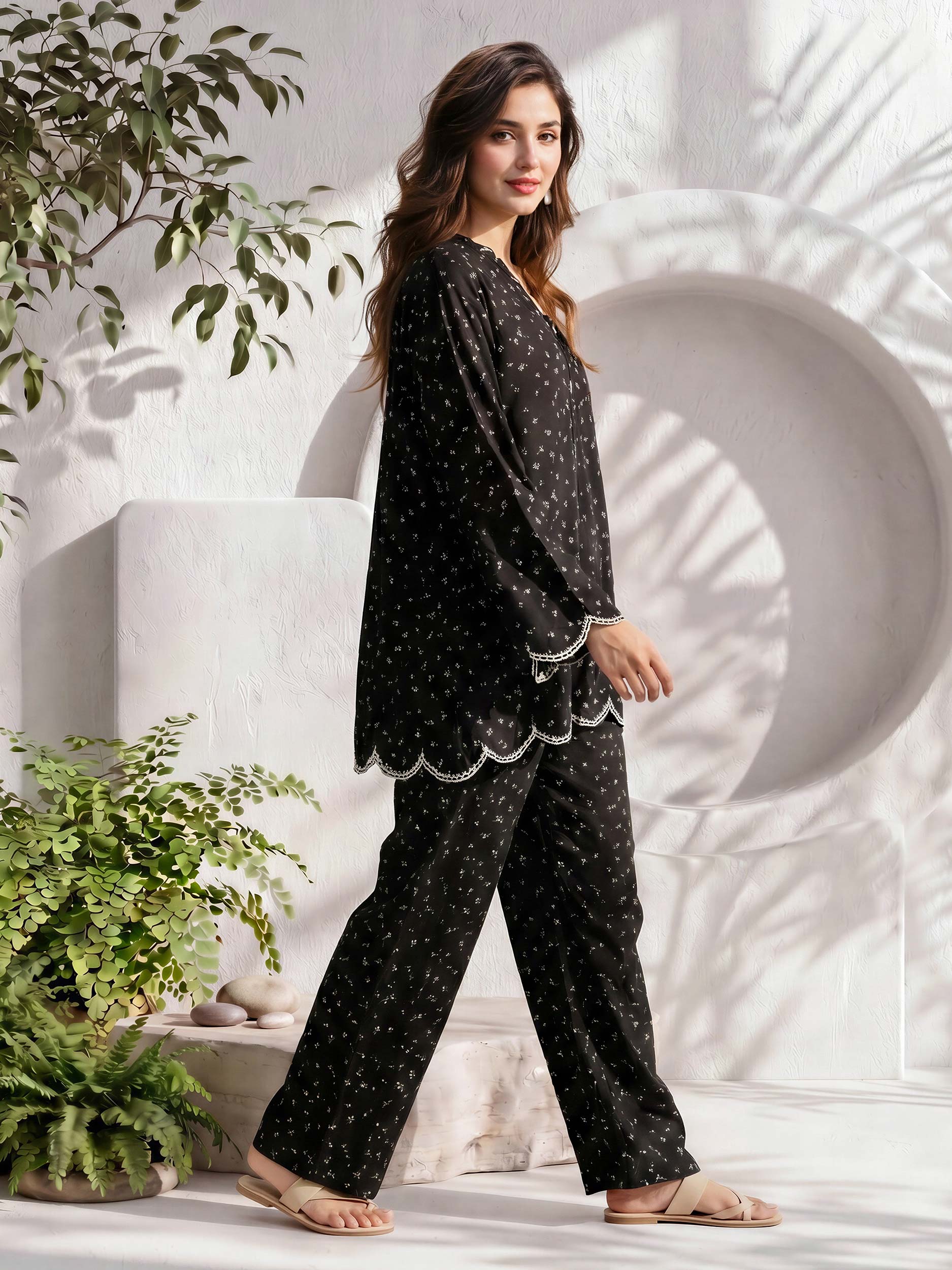 Grip Co-ord Set- Embroidered