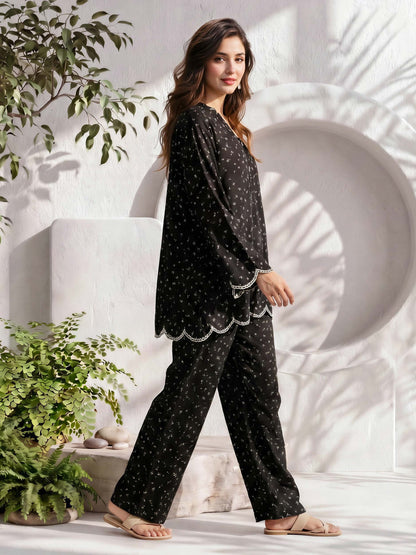 Grip Co-ord Set- Embroidered