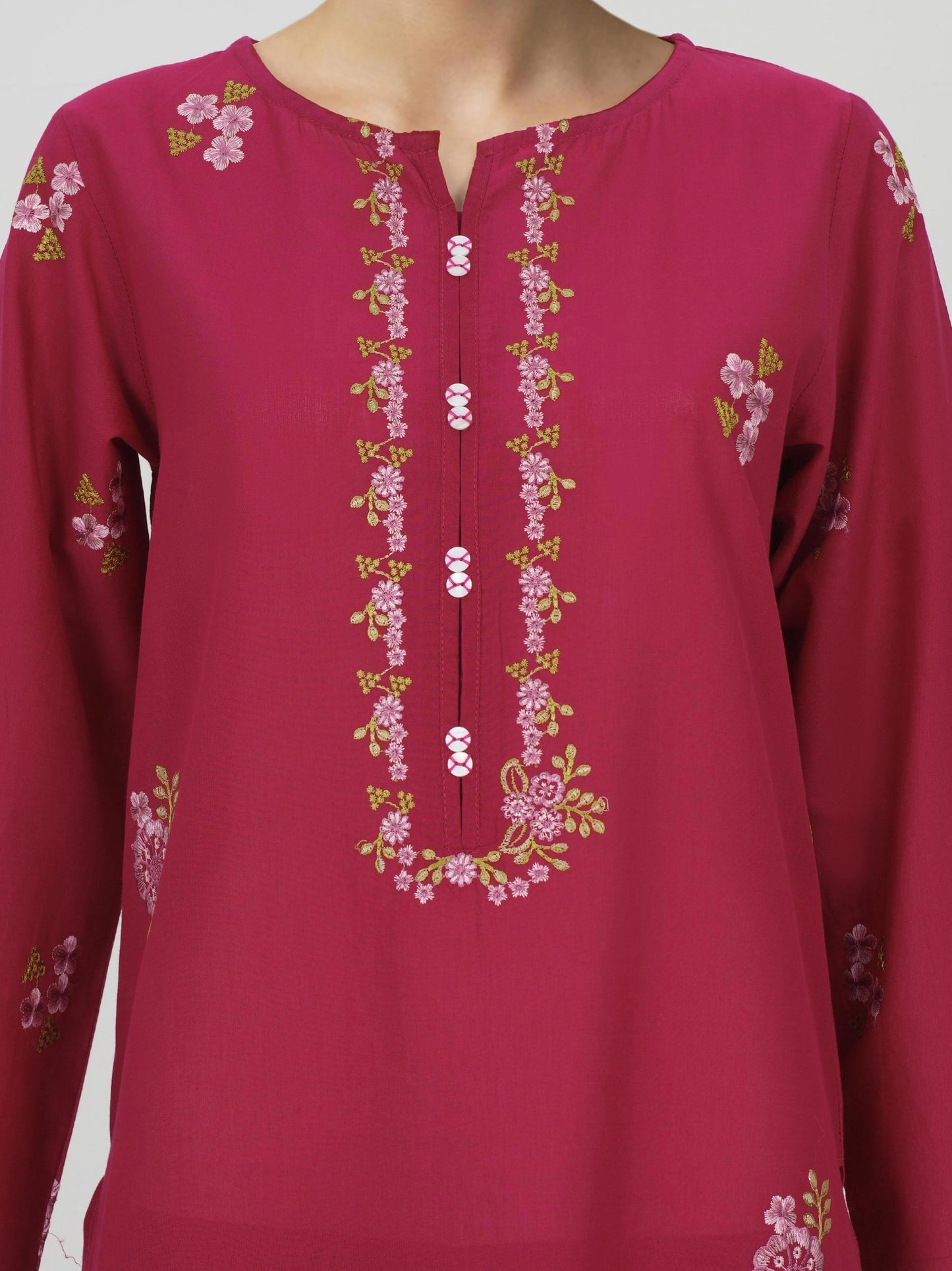 2 Piece Lawn Suit- Embroidered (Pret)
