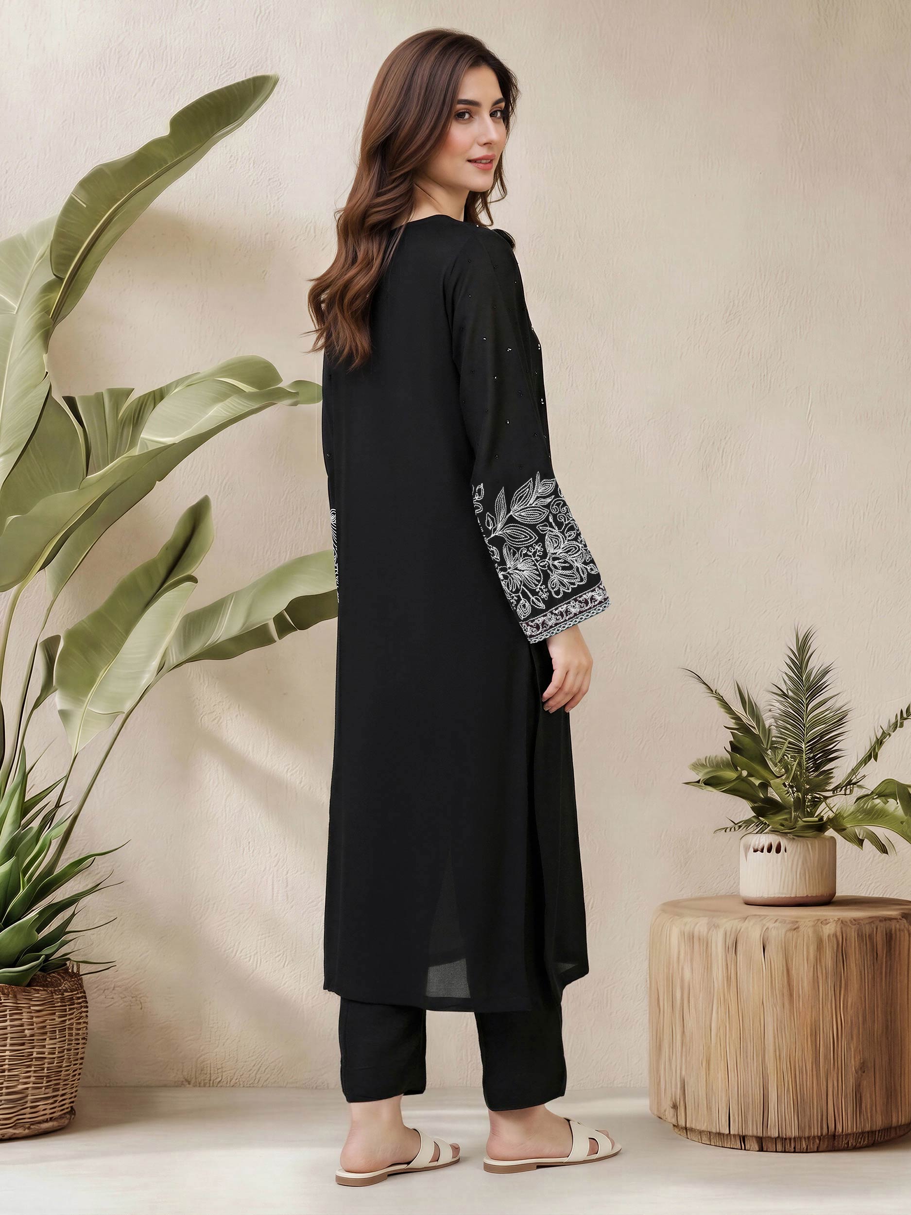 2 Piece Grip Suit- Embroidered (Pret)