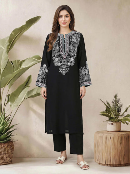 2 Piece Grip Suit- Embroidered (Pret)