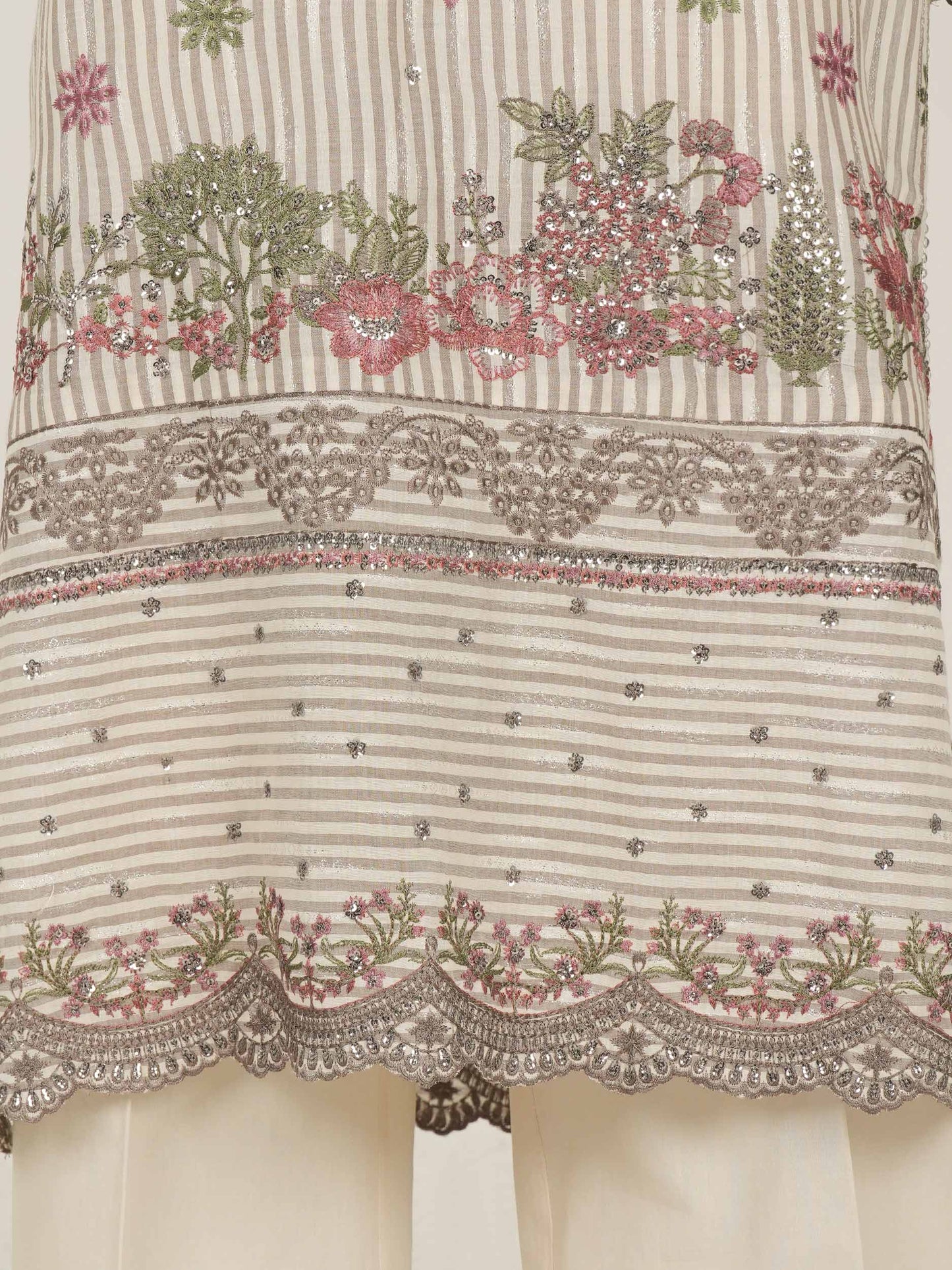 3 Piece Lawn Missouri Suit- Embroidered (Pret)