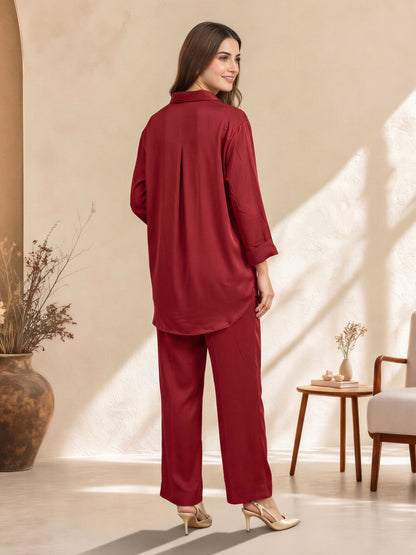 Flowy Collared Co-ord