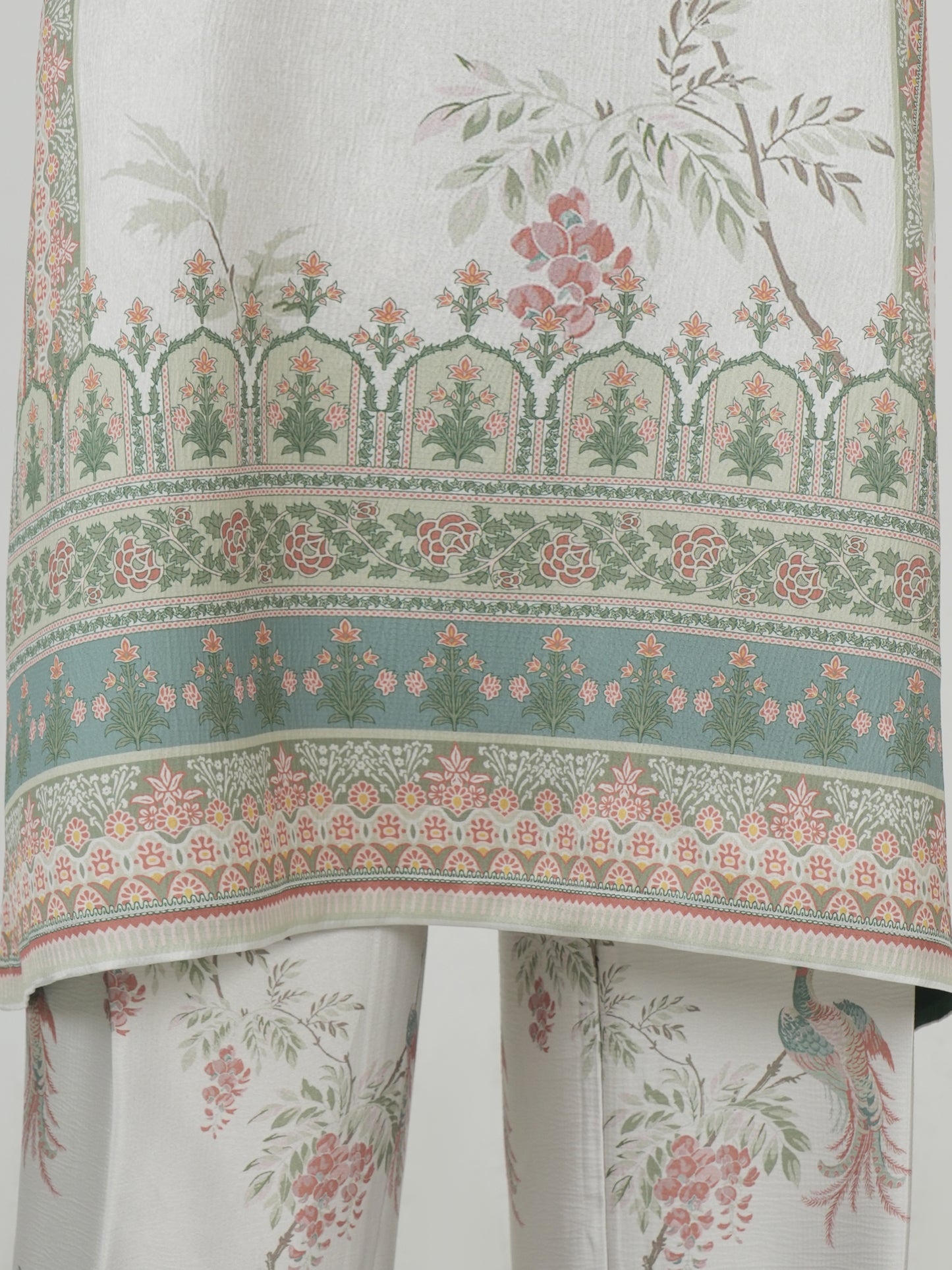2 Piece Silk Suit- Embellished (Pret)