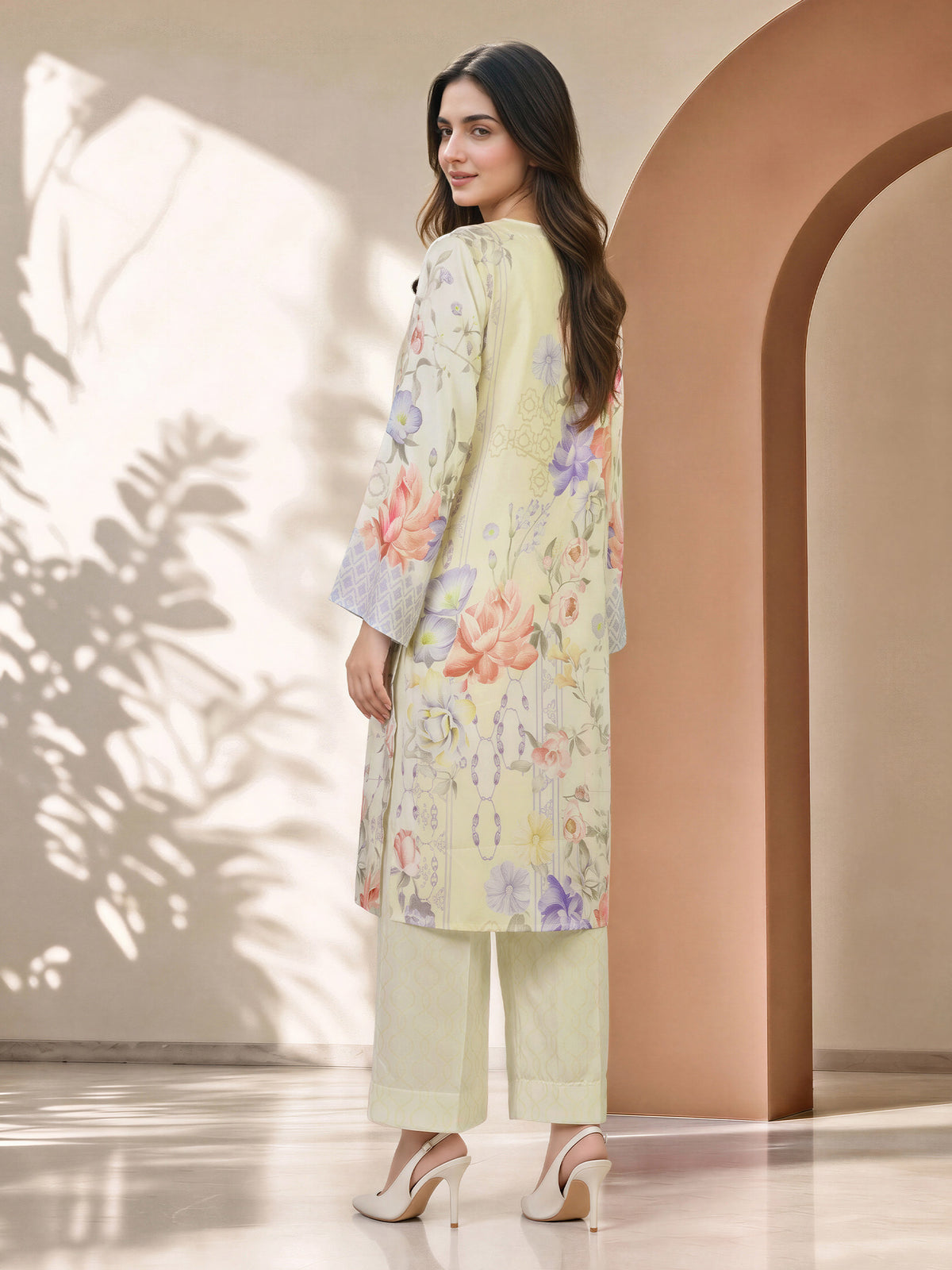 2 Piece Silk Suit (Pret)
