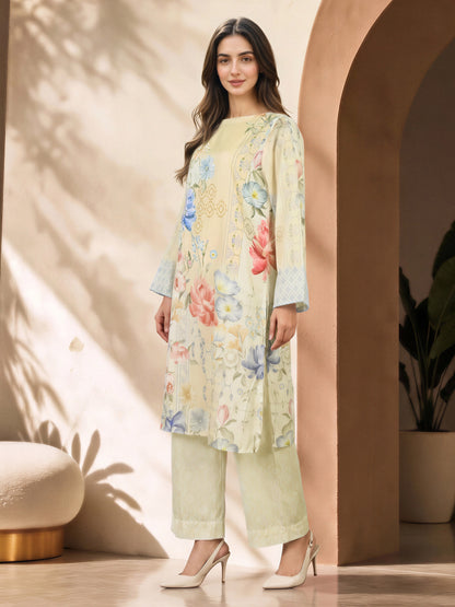 2 Piece Silk Suit (Pret)