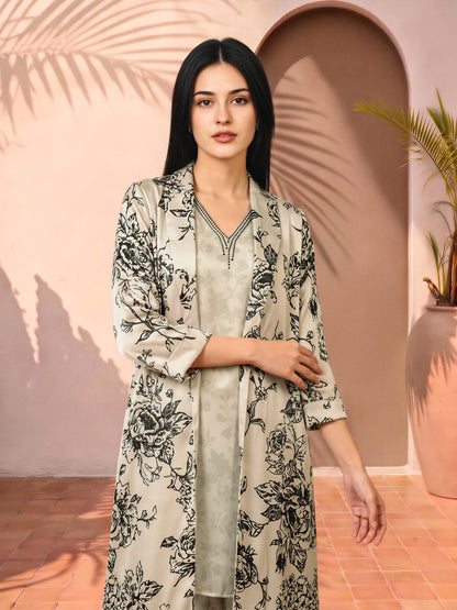 2 Piece Silk Suit (Pret)