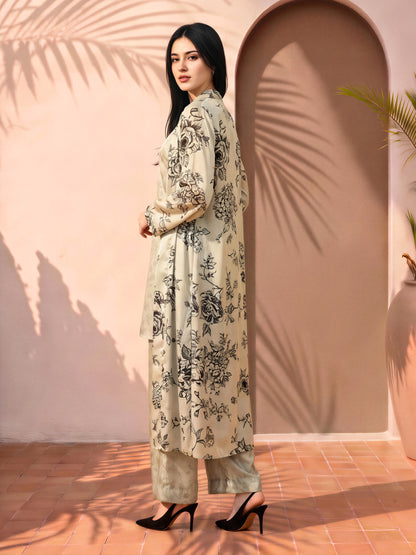 2 Piece Silk Suit (Pret)