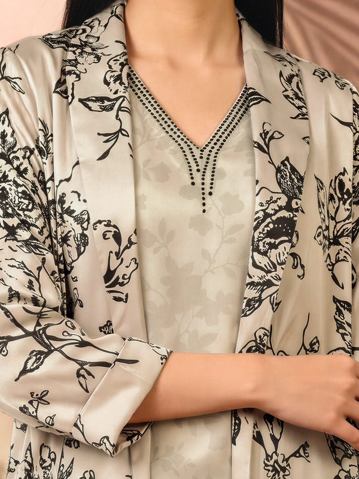 2 Piece Silk Suit (Pret)