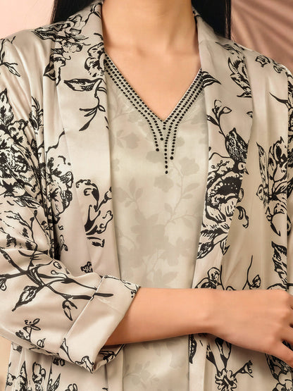 2 Piece Silk Suit (Pret)