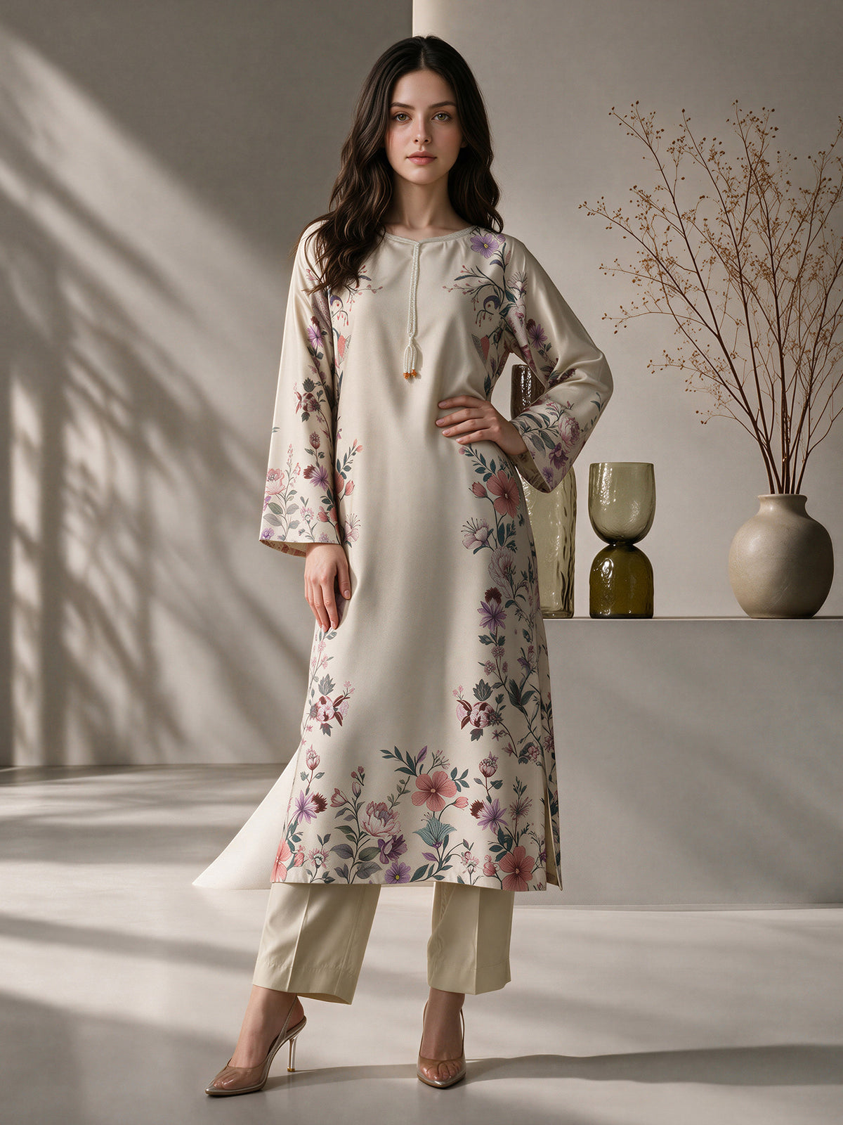 2 Piece Premium Silk Suit (Pret)