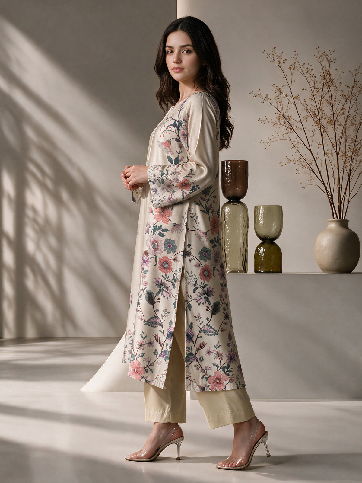 2 Piece Premium Silk Suit (Pret)