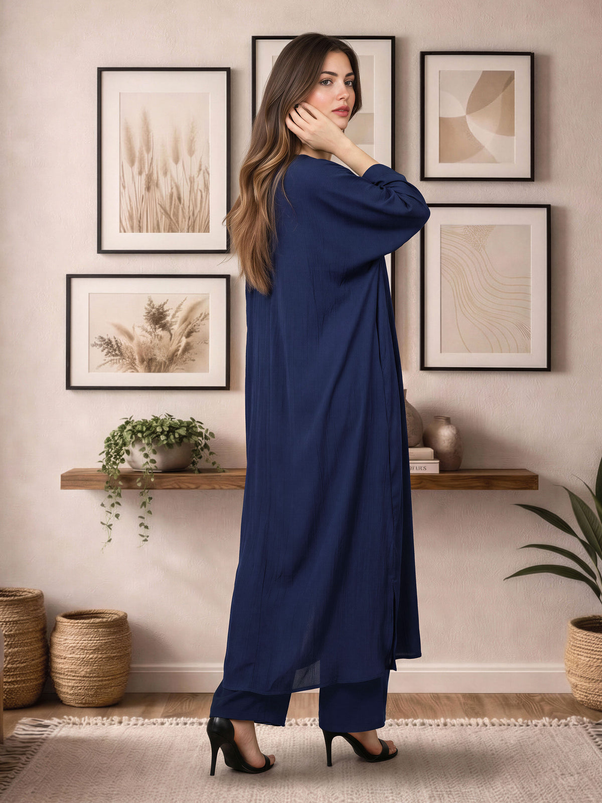 2 Piece Silk Suit (Pret)