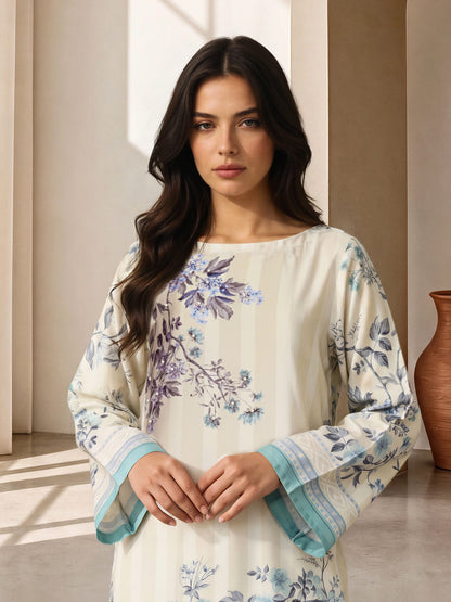 2 Piece Silk Suit (Pret)