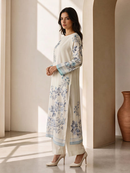 2 Piece Silk Suit (Pret)