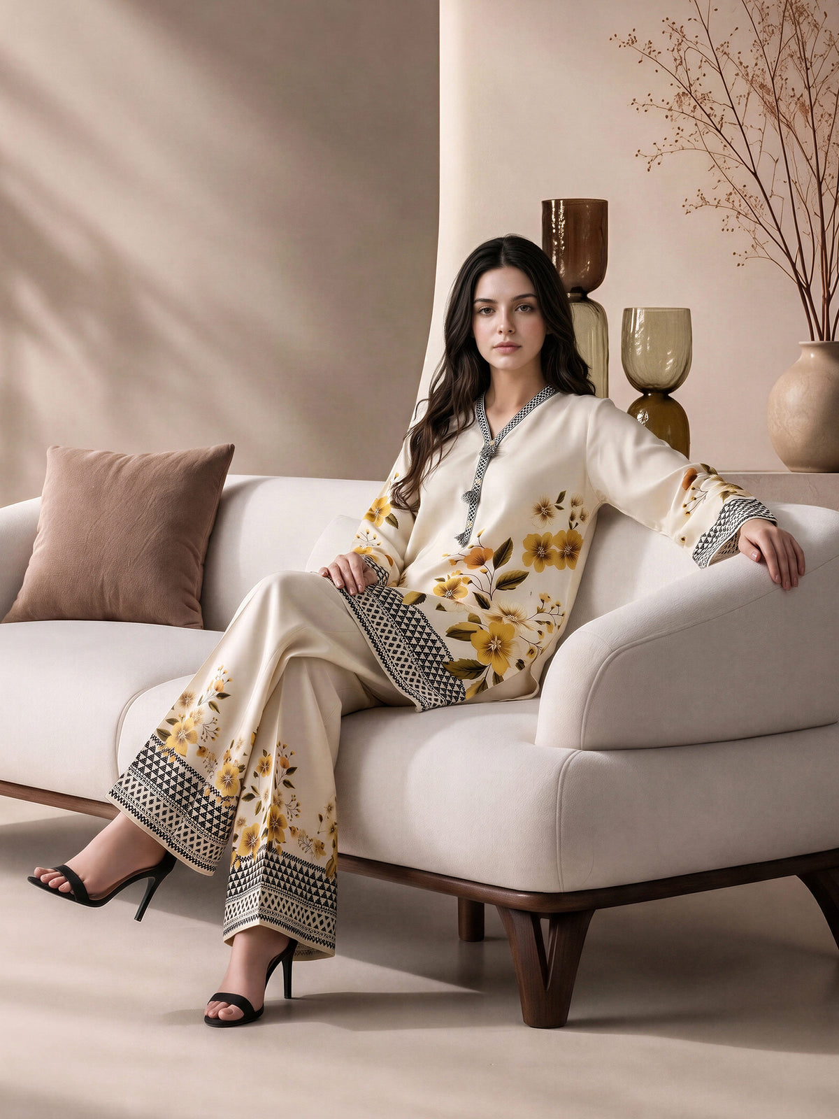 Viscose Crepe Co-ord Set