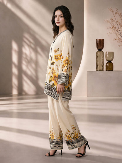 Viscose Crepe Co-ord Set