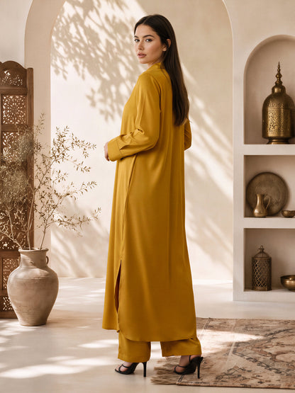 2 Piece Silk Suit- Embellished (Pret)