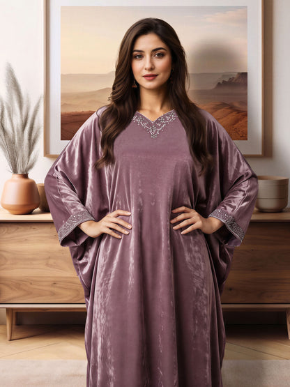 2 Piece Silk Suit- Embellished (Pret)