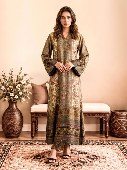 2 Piece Silk Suit (Pret)