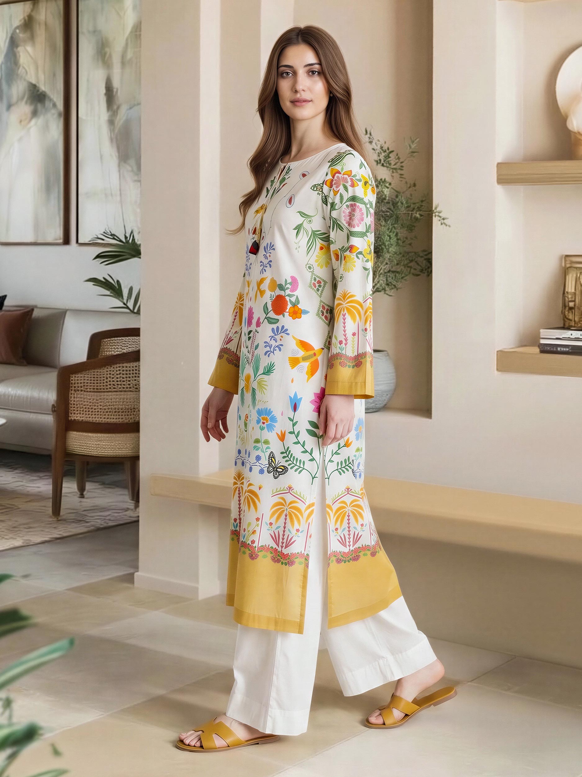 Lawn Slub Shirt (Pret)