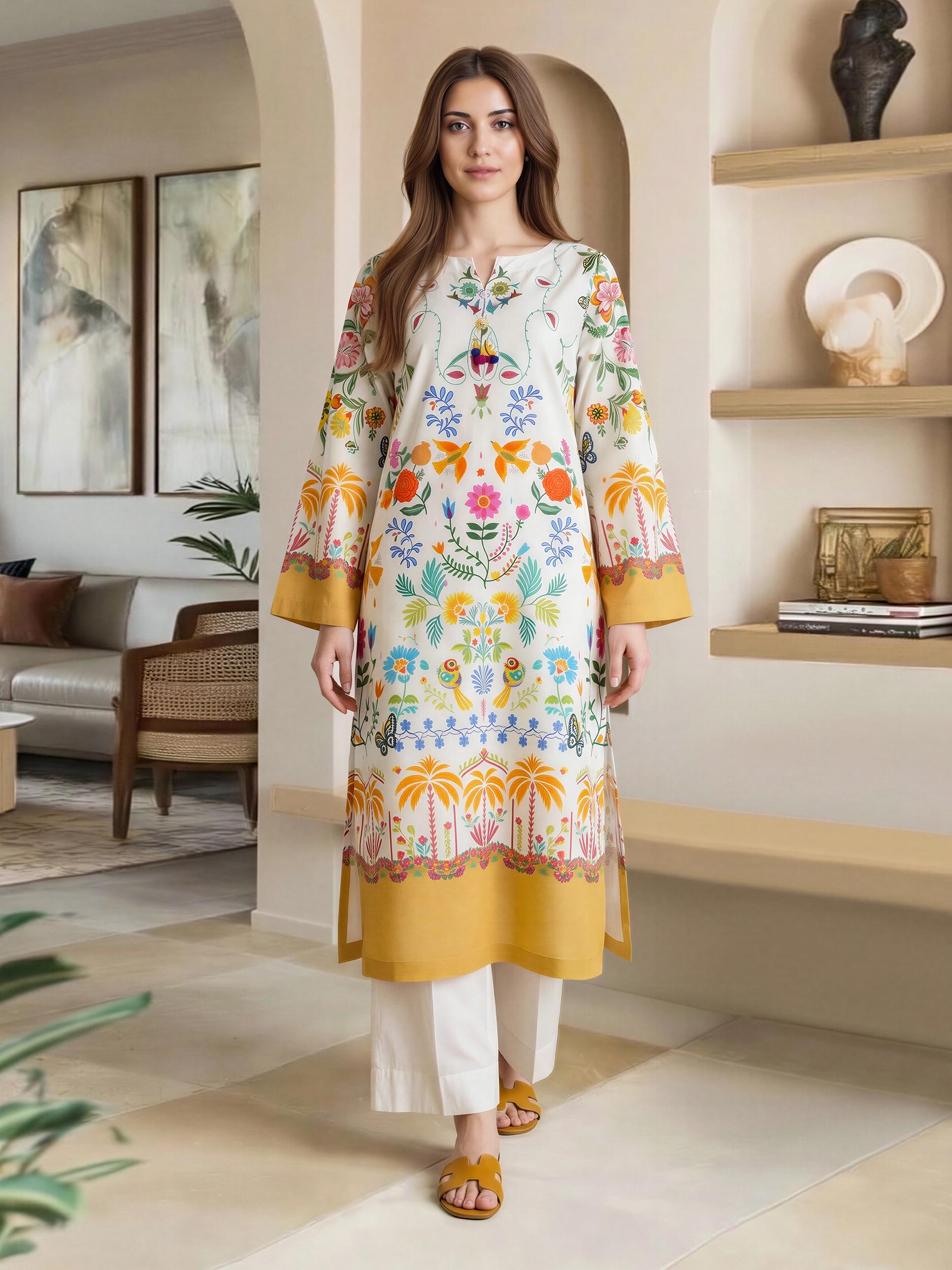 Lawn Slub Shirt (Pret)