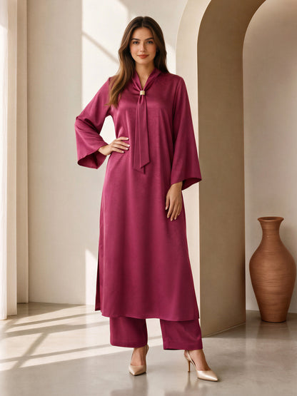 2 Piece Silk Suit (Pret)