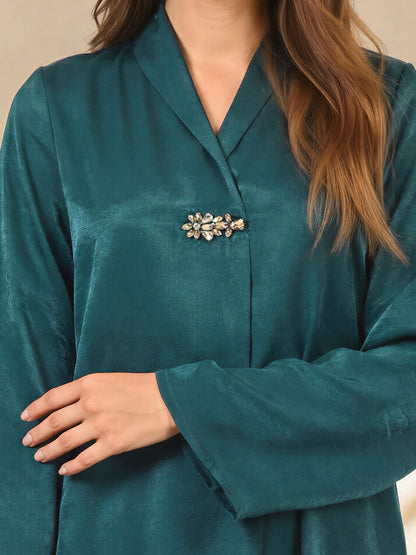 2 Piece Silk Suit- Embellished (Pret)