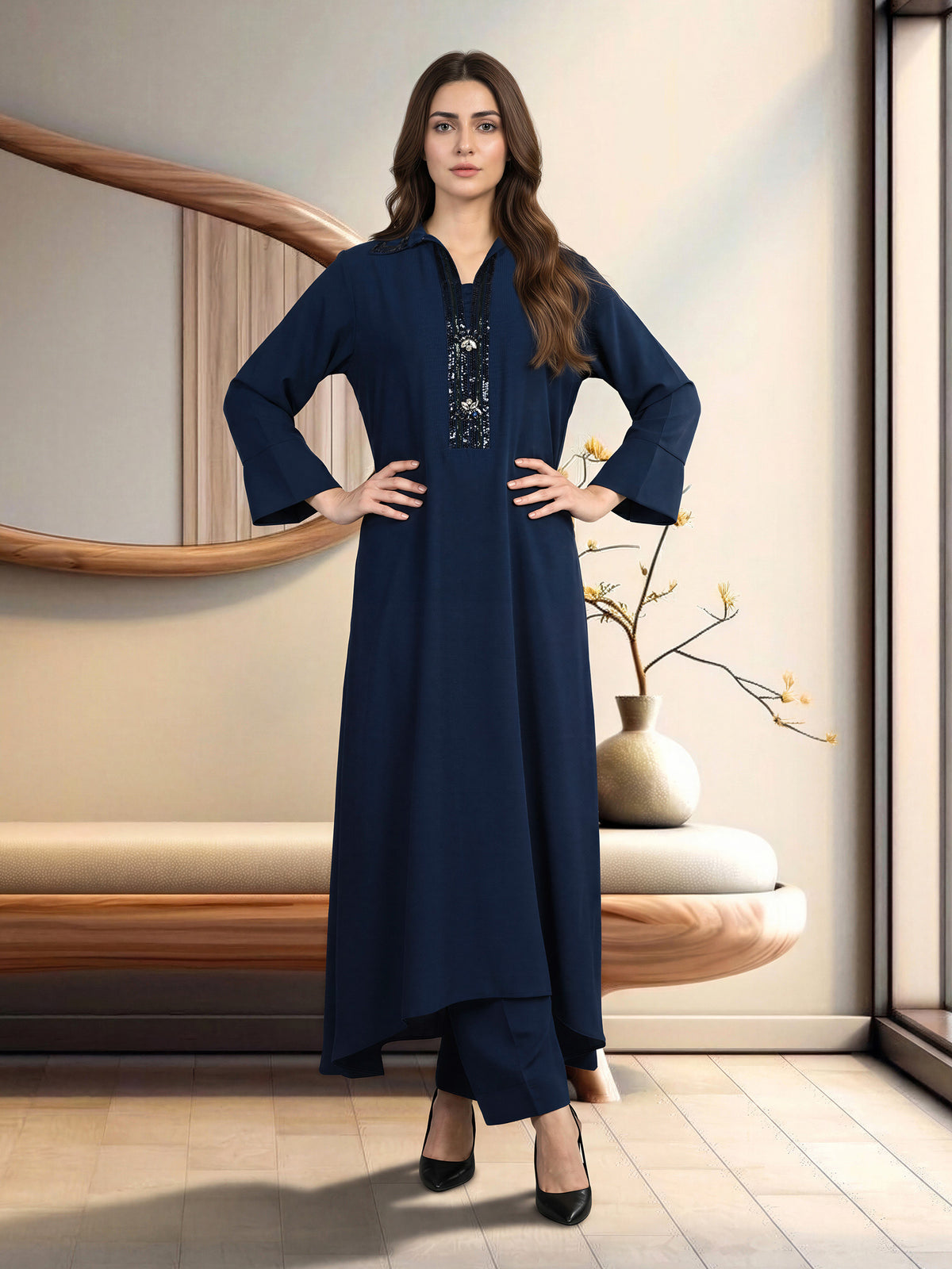 2 Piece Grip Suit- Embroidered (Pret)