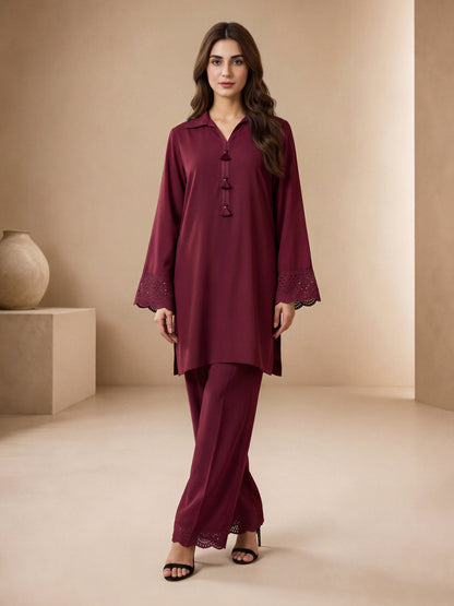 2 Piece Grip Suit- Embroidered (Pret)