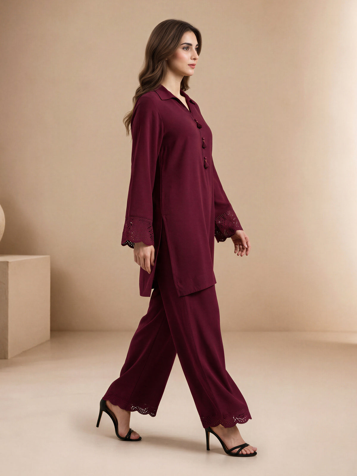 2 Piece Grip Suit- Embroidered (Pret)
