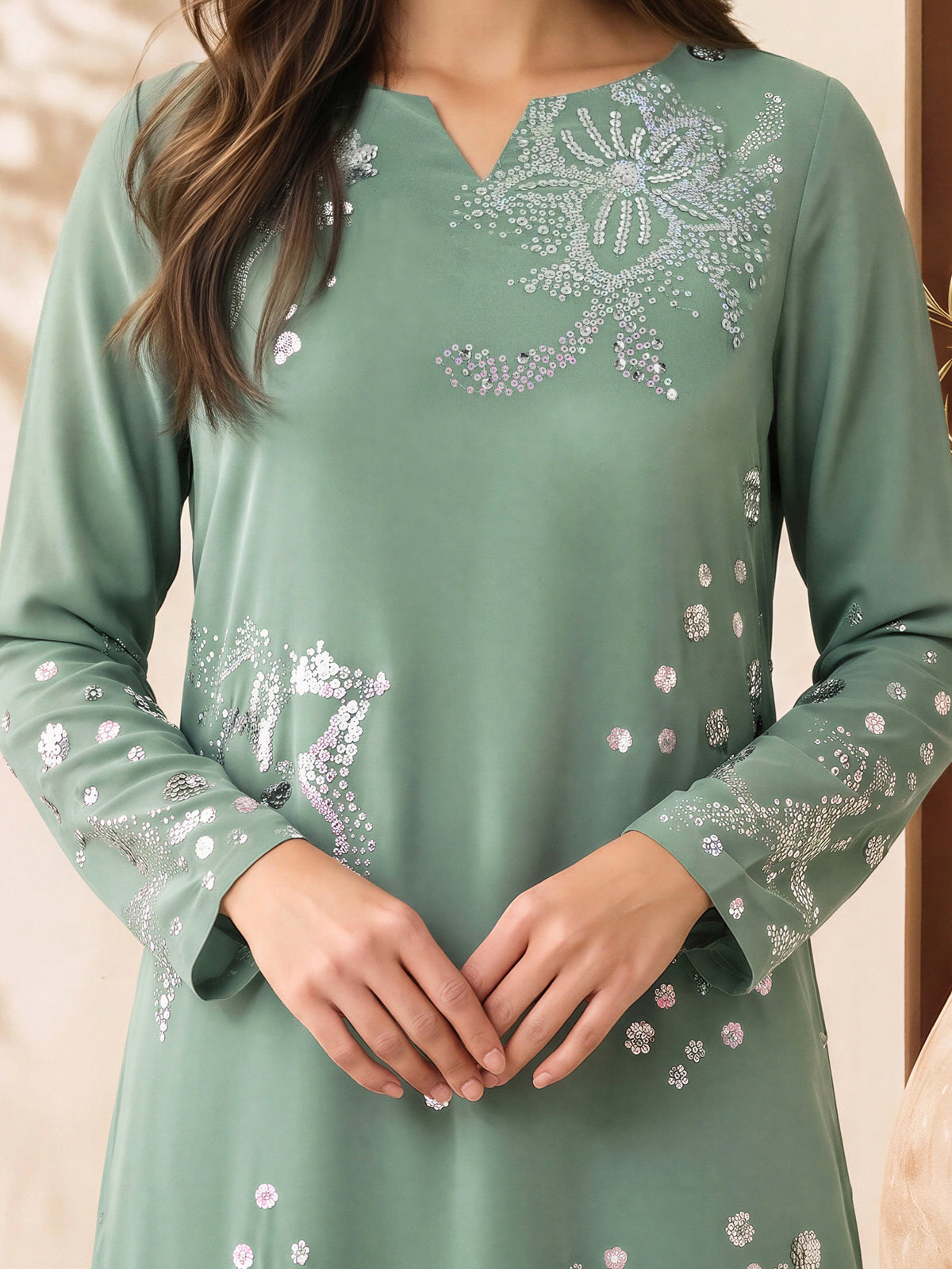 2 Piece Grip Suit- Embroidered (Pret)
