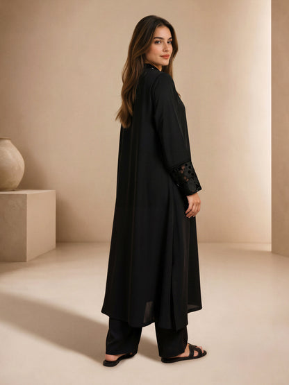 2 Piece Silk Suit- Embroidered (Pret)