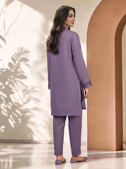 Silk Co-ord Set- Embroidered