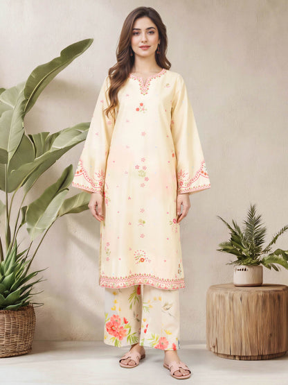 2 Piece Lawn Suit- Embroidered (Pret)