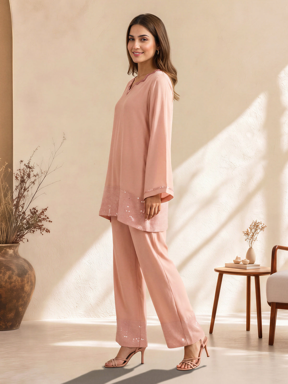 Grip Co-ord Set- Embroidered
