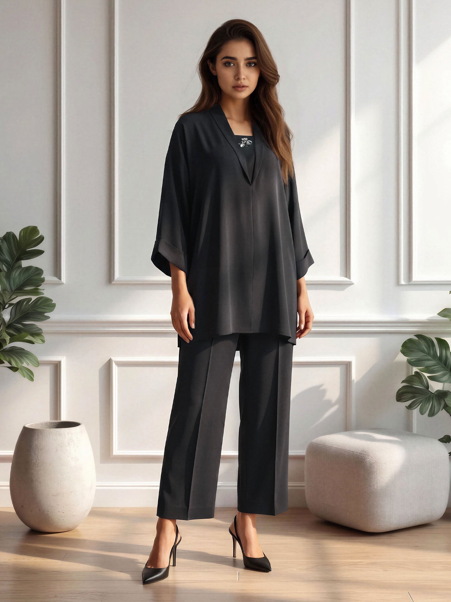 Grip Co-ord Set- Embellished