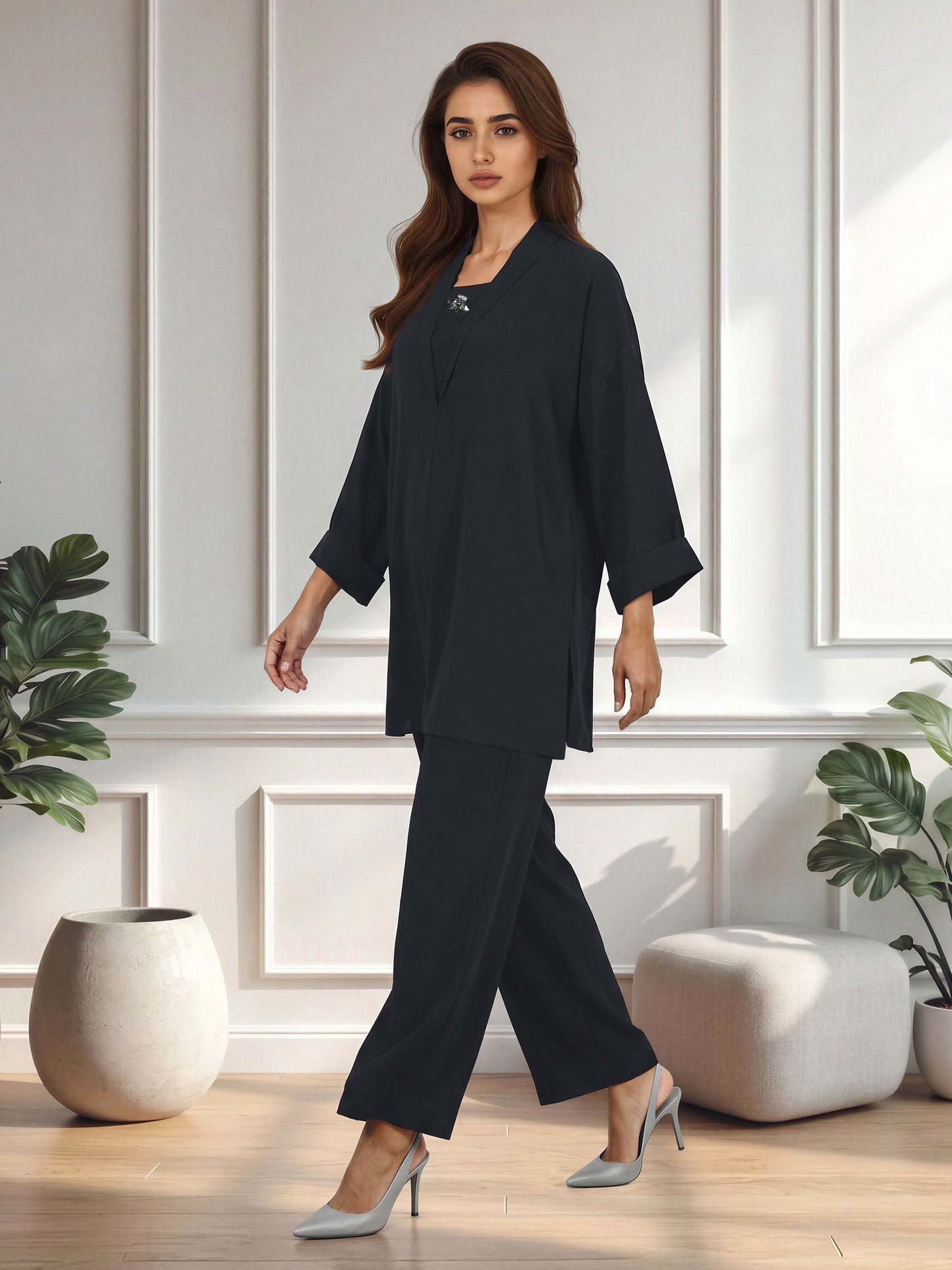 Grip Co-ord Set- Embellished