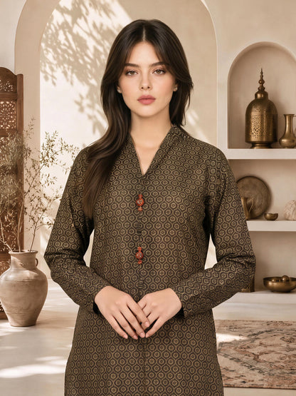 2 Piece Slub Khaddar Suit (Pret)