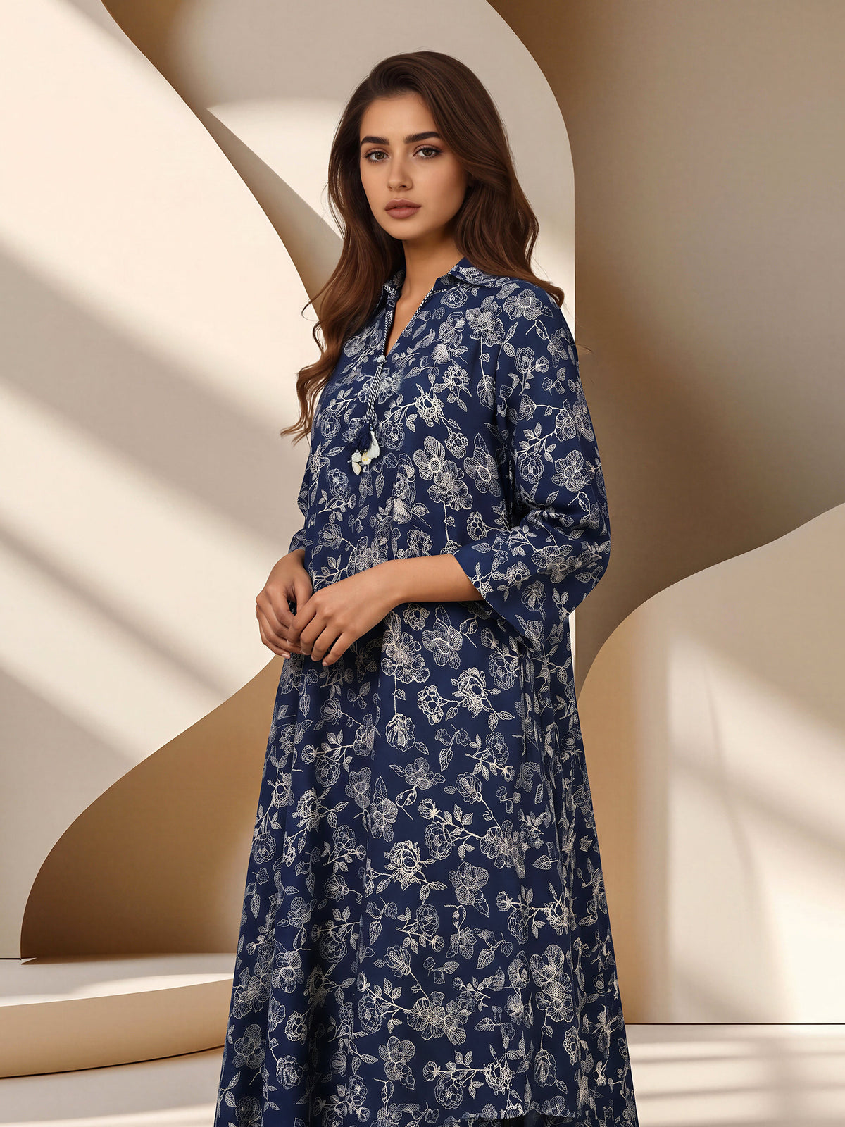 2 Piece Silk Suit (Pret)