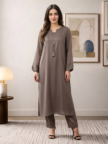 2 Piece Premium Silk Suit (Pret)