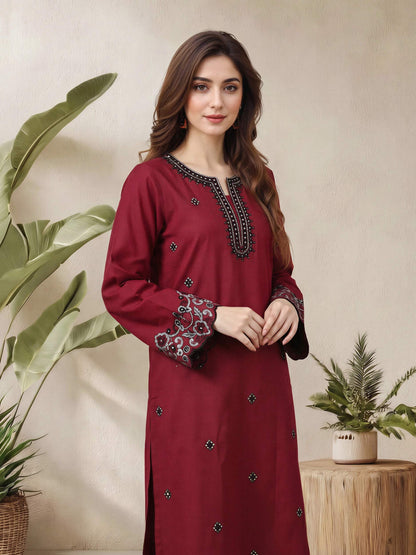 Lawn Shirt- Embroidered (Pret)