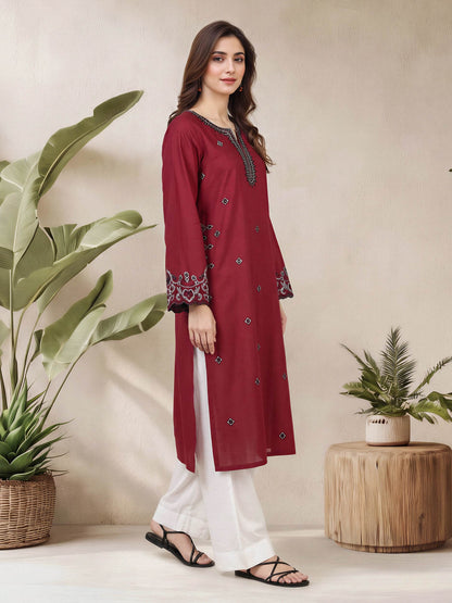 Lawn Shirt- Embroidered (Pret)