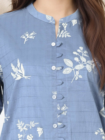 2 Piece Lawn Texture Suit (Pret)